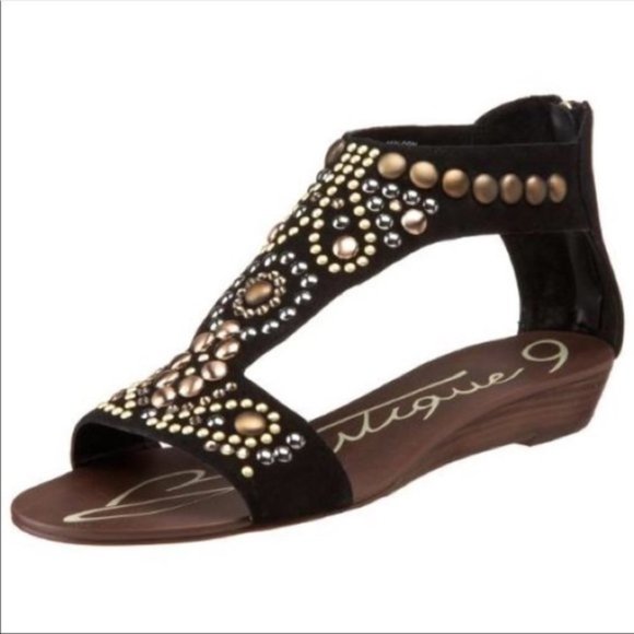 Boutique 9 Shoes - Boutique 9 Glory Studded Wedge Sandal